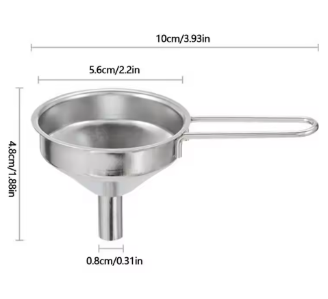 Clean Pour™304ステンレス ミニ漏斗(50mm)